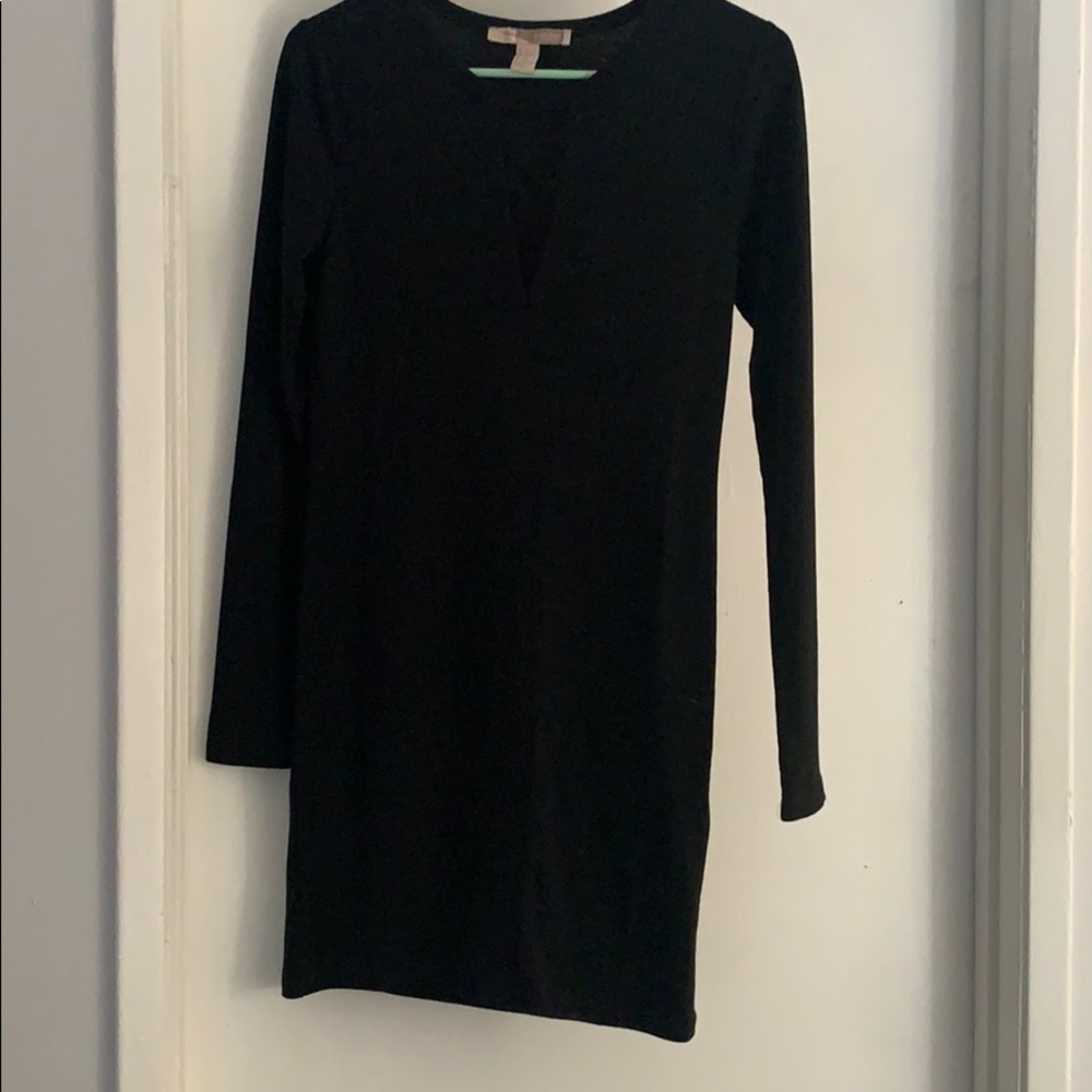 Long sleeve little black dress, only worn once